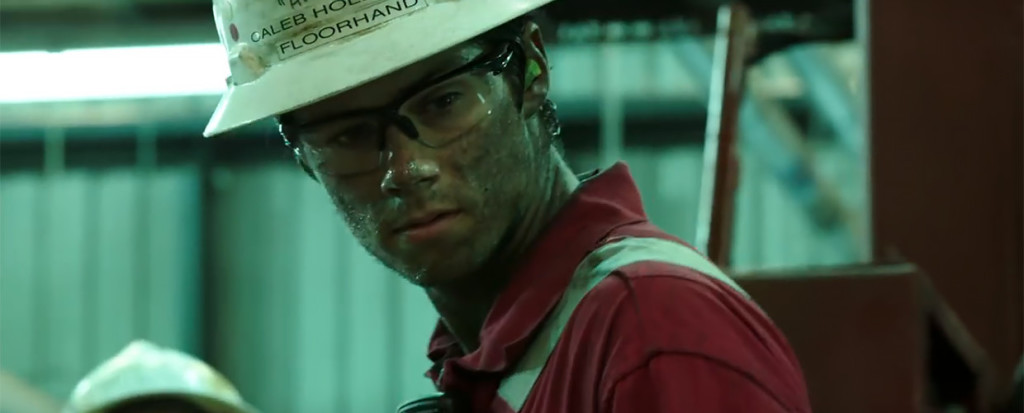 Dylan O'Brien in Deepwater Horizon.